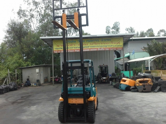 TOYOTA 7FD25ขนาด2.5ตัน เสาสูง3เมตร เกียร์ออร์โต้ เครื่องยนต์ดีเซล1DZ2ยางตันใหม่4เส้น รับประกันเครื่องเกียร์