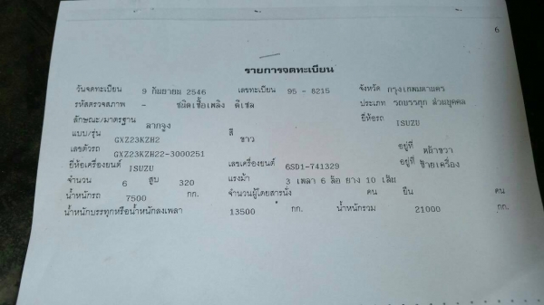 ขายด่วนครับ หัวลาก ISUZU GXZ 320 ปี 46 พร้อม หางพื้นเรียบ 2เพลา พร้อมใช้งานครับ