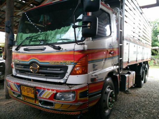 ขายด่วนHINOMEGA260สองเพลาดั้มลูกไม่ดั้ม สภาพพร้อมใช้ราคาไม่แพงจัดจัดแนนท์ได้โทร0843923995