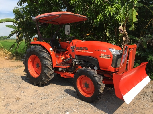 ขายสดรถไถคูโบต้า L 4708 พร้อมอุปกรณ์ดันดินหน้า+ผานพรวน รถสวยไม่เคยลงนา ขายสดรถไถคูโบต้า L 4708 พร้อมอุปกรณ์ดันดินหน้า+ผานพรวน รถสวยไม่เคยลงนา