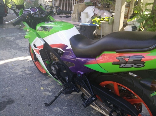 KAWASAKI KR150CC SE98แท้ รถปี42 รถบ้านเอกสารครบ เสื้อทอง1855ไม่ปลอก ท่อPDKแท้เดิม ชุดสีสวยสด สภาพจบๆพร้อมใช้งาน