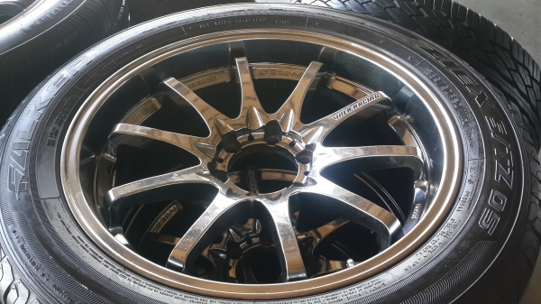 แม็กซ์ 20x8.5 ออฟ14 CE28 สีแบล็คโครมพร้อมยาง ใหม่เอี่ยม