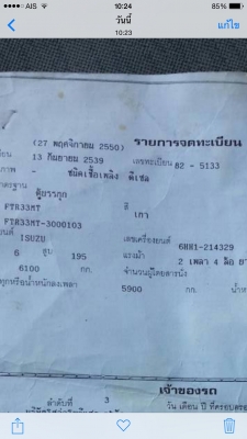 ขายด่วน 6 ล้อเด้ก้า เครื่อง 195แรง ยาว 6.50เมตร สวยๆ เดิมๆบางๆ