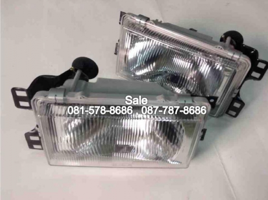 อะไหล่TOYOTA KE70 DX กระจัง,ยางปลาย,ไฟต่างๆ (ทั้งไฟกลม,เหลี่ยมเล็ก-ใหญ่ และน่าเท)+4A-GE