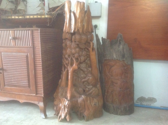 ขายไม้มงคล ไม้สักและไม้ตะคร้ำ(ทางเหนือเรียกไม้หวีด) ขาย 2 ชิ้นคู่กัน