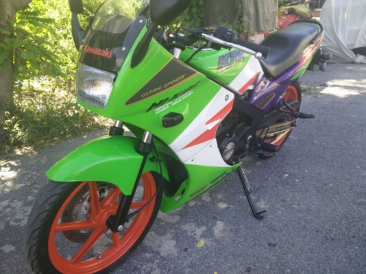 KAWASAKI KR150CC SE98แท้ รถปี42 รถบ้านเอกสารครบ เสื้อทอง1855ไม่ปลอก ท่อPDKแท้เดิม ชุดสีสวยสด สภาพจบๆพร้อมใช้งาน