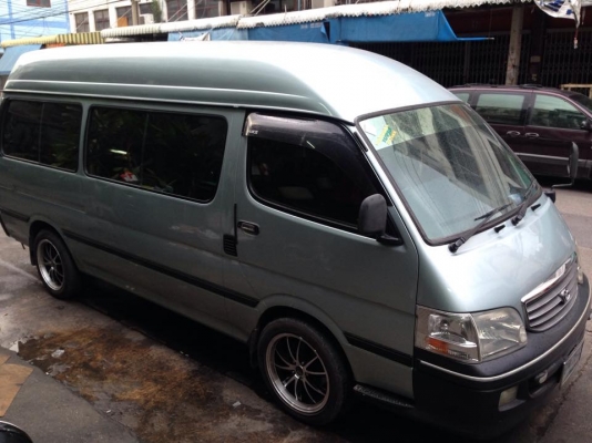 ขายรถตู้ ปี2003 เครื่อง kz พึ่งวาง วิ่งได้แค่ 300 โล เบาะหมุน สีเดิม ไม่เคยชน