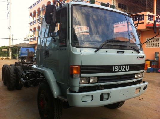 ISUZU FVZ นางฟ้า หัวลากคัสซี เครื่องฟิตใหม่ 100\% 6HE1-195 แรงม้า ยางใหม่ 10 เส้น คัสซีสวยมาก ทะเบียนพร้อมโอน