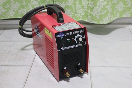 ตู้เชื่อมระบบอินเวอร์เตอร์ welpro ขนาด160A สภาพเกิน 90 เปอร์เซนต์ อุปกรณ์ครบครับ