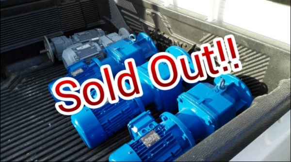 ====== Sold Out!! ====== มอเตอร์เกียร์หน้าแปลน SEW Eurodrive 1.5 HP. 380V.. อัตราทด 1:30 ของใหม่แกะลัง!! 089-2499-123 นครปฐม