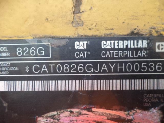 ขายรถดันขยะ ผลักดันดิน CAT 826 G ขายรถดันขยะ ผลักดันดิน CAT 826 G