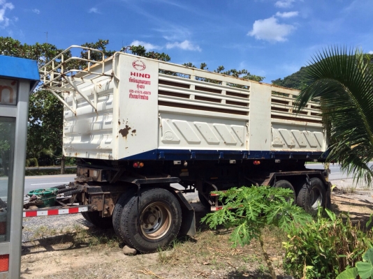 ขายดาวน์รถ22ล้อดั้มพ์ HINO FM2PNLD เครื่อง380แรงม้ากับหาง SMM ปี56 สนใจโทร. 081-970-1072