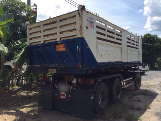 ขายดาวน์รถ22ล้อดั้มพ์ HINO FM2PNLD เครื่อง380แรงม้ากับหาง SMM ปี56 สนใจโทร. 081-970-1072