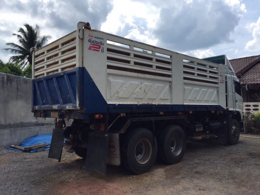 ขายดาวน์รถ22ล้อดั้มพ์ HINO FM2PNLD เครื่อง380แรงม้ากับหาง SMM ปี56 สนใจโทร. 081-970-1072