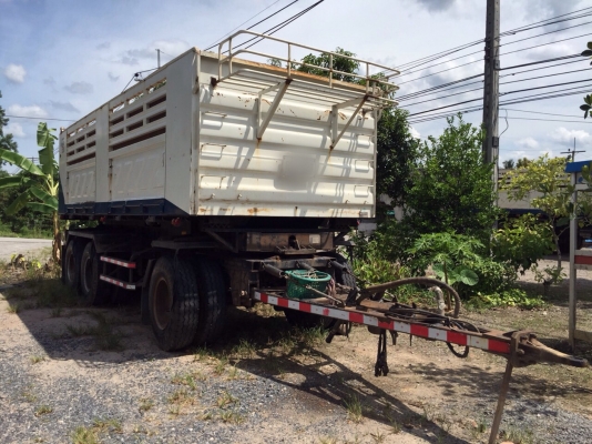ขายดาวน์รถ22ล้อดั้มพ์ HINO FM2PNLD เครื่อง380แรงม้ากับหาง SMM ปี56 สนใจโทร. 081-970-1072