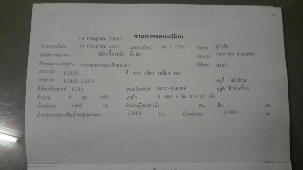 สิบล้อ ฮีโน่ KT925 หัว F18 ลงเล่มแล้ว เครือง185 แรง พาเดียว เทนเลอร์ บรรทุกรถเกียว หางพับไฮโลริส สภาพดี ทะเบียนพร้อมโอน สิบล้อ ฮีโน่ KT925 หัว F18 ลงเล่มแล้ว เครือง185 แรง พาเดียว เทนเลอร์ บรรทุกรถเกียว หางพับไฮโลริส สภาพดี ทะเบียนพร้อมโอน