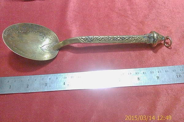 ทัพพีทองเหลือง งานเก่า