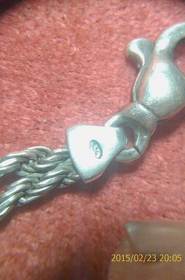 เลส สร้อยข้อมือเงินแท้92.5