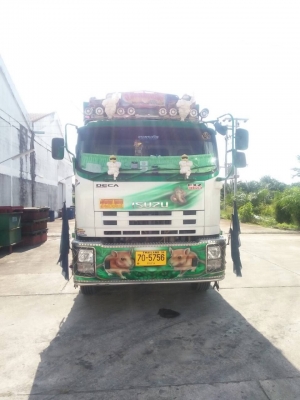ขายด่วนครับ ISUZU DECA 360 ปี56 ดั้ม แม่ 2 คาน ลูก 3 เพลา รถสวยพร้อมใช้งาน มี 2 พ่วง