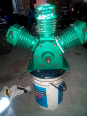 ขาย หัวปั๊มลมฟูเช็ง 5 HP 2 หัว 15 HP 1 หัว ของใหม่