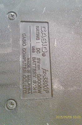 เครื่องคิดเลข Casio Fx-3800P