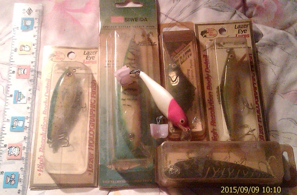 เหยื่อปลอม งานเก่า 6ตัว