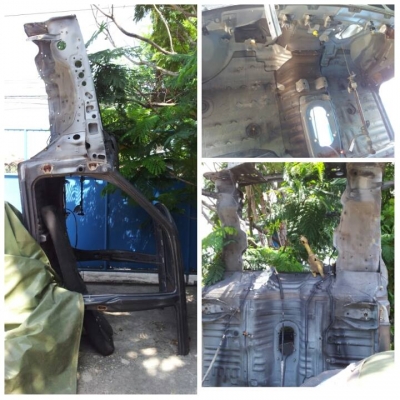 โครงเปล่า Toyota surf130 ไม่ผุ เหมือนไมตี้ตัดต่อใส่ได้