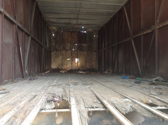 ขายหางลากมีตู้เก็บของหรือทำตู้นอนราคาถูก กว้าง 2.50 ยาว 7.00