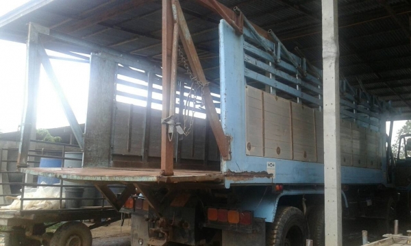 ขาย ISUZU ROCKY วางเครื่อง 270 แรง พ่วงแม่ลูกดั๊ม กระบะเนียม