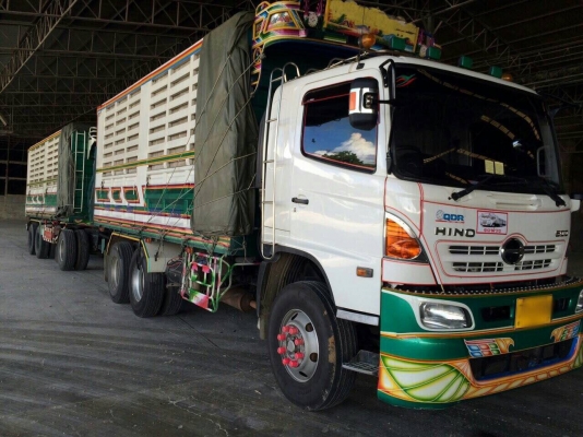 HINO. 380แรง .มิ.ย.55 ยาง80\% แม่.ลูก รถสวยครับ