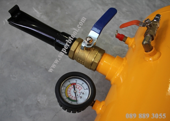 ถังยิงลมขึ้นขอบ ยางเรเดี้ยน รถยนต์ทุกชนิด เวลาเติมลมแล้วรั่วออกแก้มยาง เพื่อให้แก้มยางขึ้นขอบ