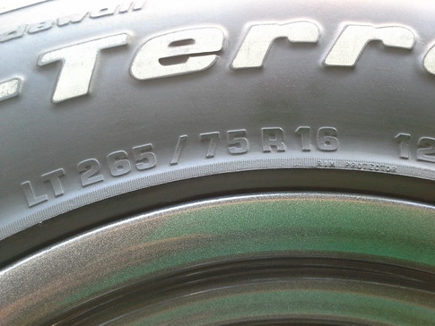 Max + BF All 265/75/16 ปลายปี11 สวยๆ1ชุด