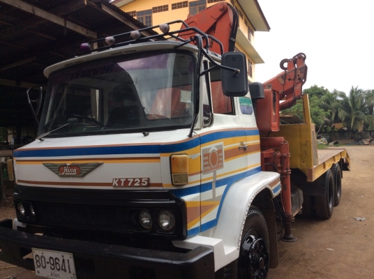 HINO10ล้อ(NewKT725) 2เพลามีสโลว์ เบรคลมดัน พร้อมเฮี๊ยบ 5T สภาพสวย ขาย 650,000บาท ศุภากร(081-1903107,081-4252943)
