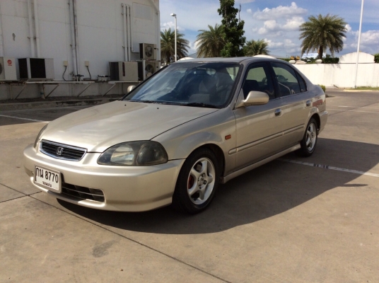 ขายซีวิคตาโต ปี96 เครื่องวีเทคใหญ่ D16Y เกียร์ธรรมดา เพาเวอร์ ไฟฟ้าทั้งคัน ภายในสวยเดิมๆ ตัวถังบางเดิมสีเงามีริ้วรอยบ้าง แม็กขอบ14" เครื่องสดวิ่งดีมาก ช่วงล่างโช๊คสตรัทปรับเกลียวสูงต่ำหนึบแน่น รถขับดีมาก ทดลองขับได้ครับ