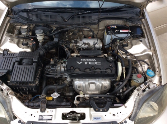 ขายซีวิคตาโต ปี96 เครื่องวีเทคใหญ่ D16Y เกียร์ธรรมดา เพาเวอร์ ไฟฟ้าทั้งคัน ภายในสวยเดิมๆ ตัวถังบางเดิมสีเงามีริ้วรอยบ้าง แม็กขอบ14" เครื่องสดวิ่งดีมาก ช่วงล่างโช๊คสตรัทปรับเกลียวสูงต่ำหนึบแน่น รถขับดีมาก ทดลองขับได้ครับ