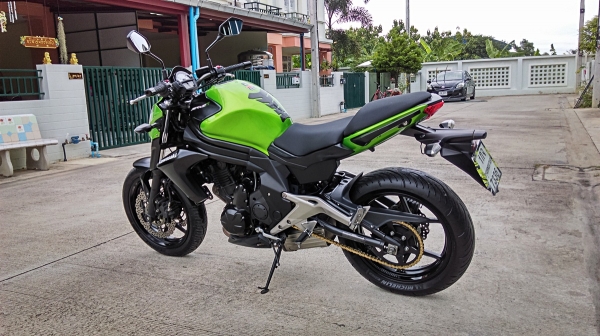 ขาย kawasaki er6n ปี 2013 abs ไมล์ 8,xxx สภาพเดิมสวย เหมือนรถใหม่