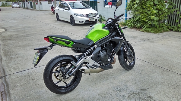 ขาย kawasaki er6n ปี 2013 abs ไมล์ 8,xxx สภาพเดิมสวย เหมือนรถใหม่