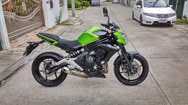 ขาย kawasaki er6n ปี 2013 abs ไมล์ 8,xxx สภาพเดิมสวย เหมือนรถใหม่