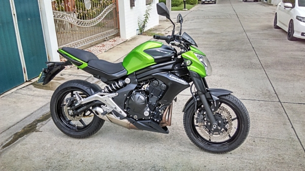 ขาย kawasaki er6n ปี 2013 abs ไมล์ 8,xxx สภาพเดิมสวย เหมือนรถใหม่