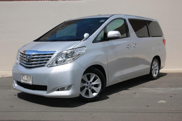 ‼New Arrival‼ TOYOTA ALPHARD 2.4 ปี2009 สีบรอนซ์เงิน ตัว Full Option รถมือเดียวออกห้าง