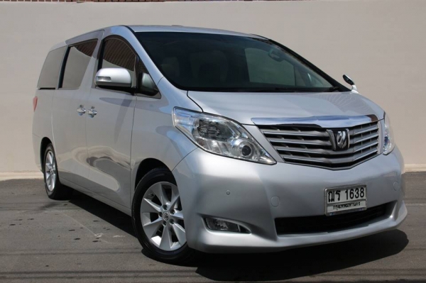 ‼New Arrival‼ TOYOTA ALPHARD 2.4 ปี2009 สีบรอนซ์เงิน ตัว Full Option รถมือเดียวออกห้าง