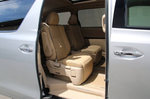 ‼New Arrival‼ TOYOTA ALPHARD 2.4 ปี2009 สีบรอนซ์เงิน ตัว Full Option รถมือเดียวออกห้าง