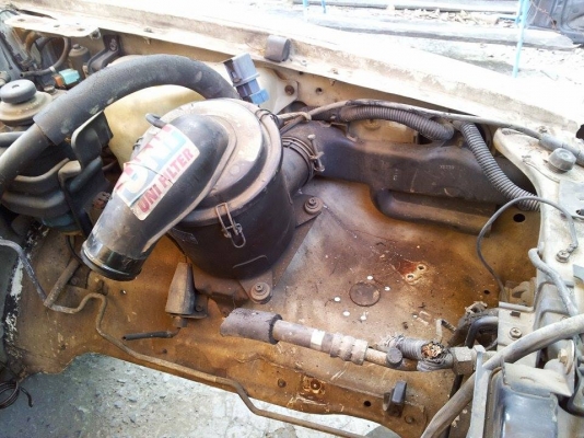 หม้อกรองอากาศแท้เดิมครบชุดแกะจาก Terrano1 ดีเซล27