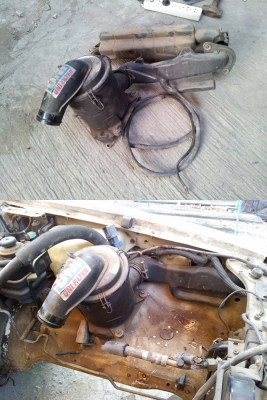 หม้อกรองอากาศแท้เดิมครบชุดแกะจาก Terrano1 ดีเซล27