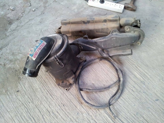 หม้อกรองอากาศแท้เดิมครบชุดแกะจาก Terrano1 ดีเซล27