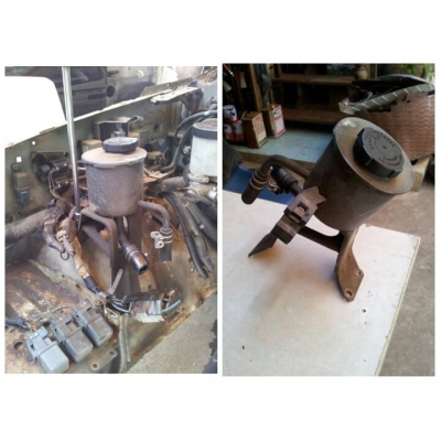 กระป๋องน้ำมันพาวเวอร์แท้ Terrano I สวยไม่รั่วซึม