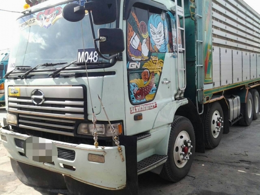 ขาย HINO PROFIA 335 แรง พ่วงแม่ลูก กระบะเนียมคอกเกษตรดั๊ม