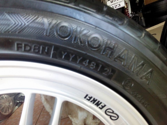 แม็กใหม่แกะกล่อง RPF1 15x7 off+32 งานKK รัดยาง Yokohama db 195/55/15 ปลายปี12