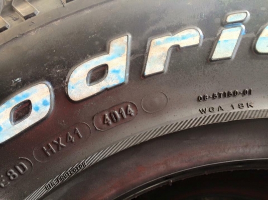 BF Goodrich All-Terrain ขนาด 265 70 r16 ใหม่ 7000/เส้น