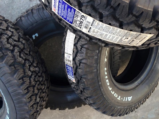 BF Goodrich All-Terrain ขนาด 265 70 r16 ใหม่ 7000/เส้น